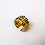 PRSTEN MESING(MJED) SA POZLATOM