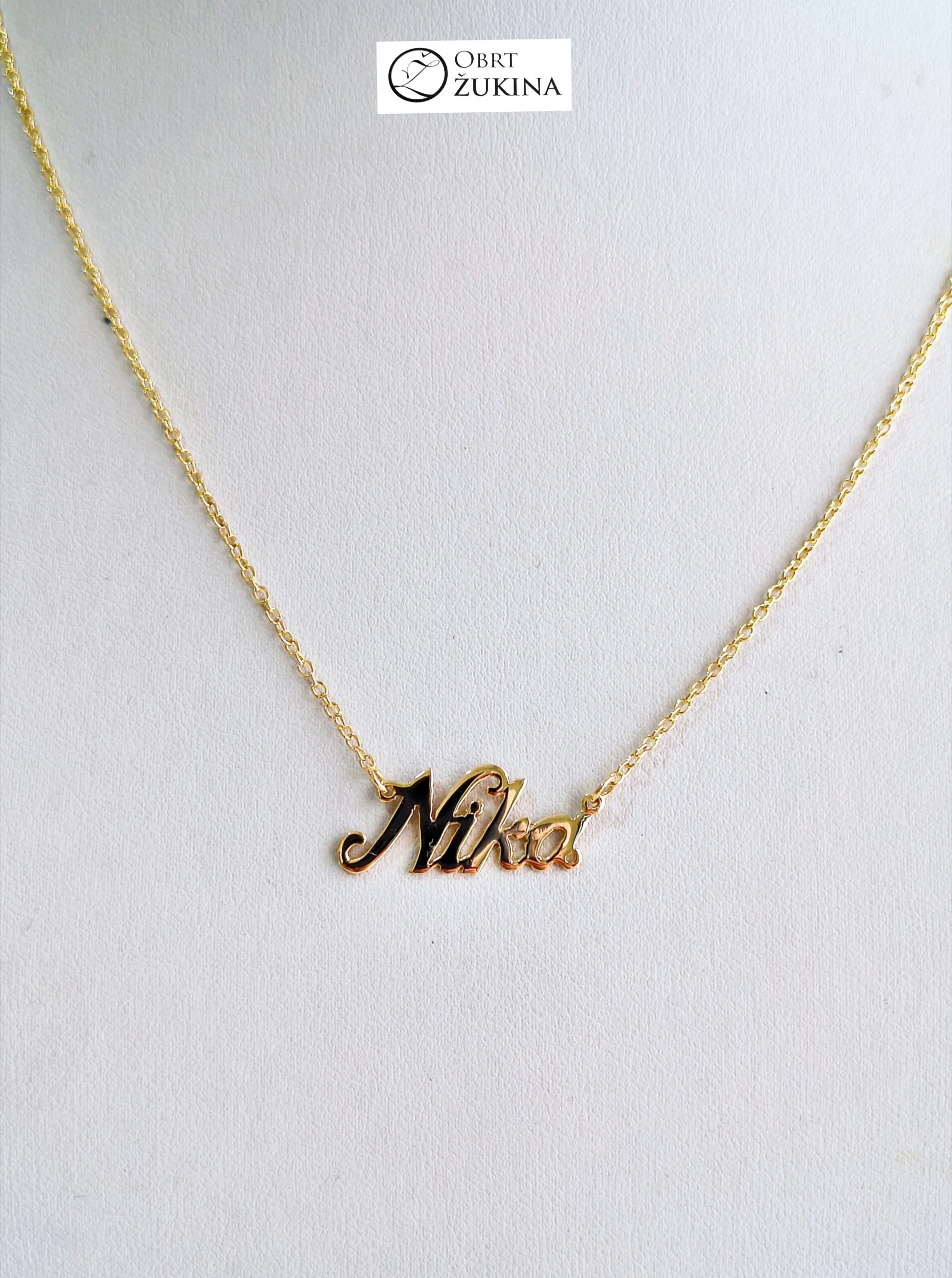 ZLATNA OGRLICA S IMENOM PO ŽELJI